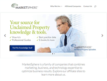 Tablet Screenshot of marketsphere.com